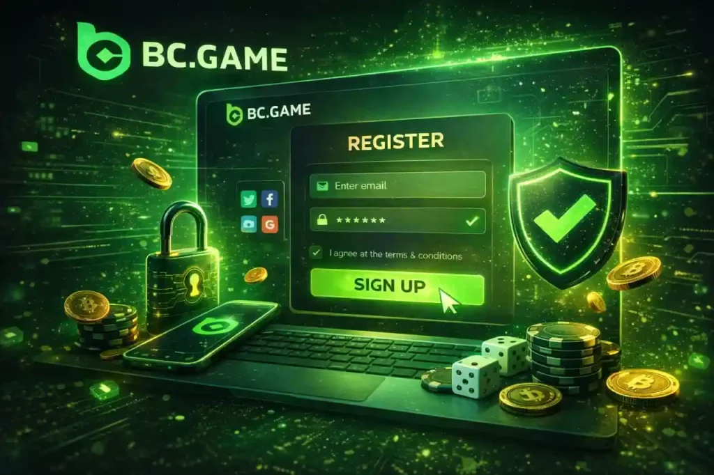 ขั้นตอนการ สมัคร bc.game อย่างละเอียด